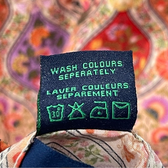 John Lennon Men’s Button Front Stretchable Shirt Boho Pattern Unique Size Small - Picture 5 of 8